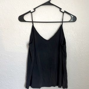 Delicate V-Neck | Black Tank Top